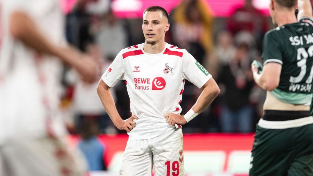 2. Fußball-Bundesliga: Gesichtsverletzung nach Streit: Kölns Lemperle droht Ausfall