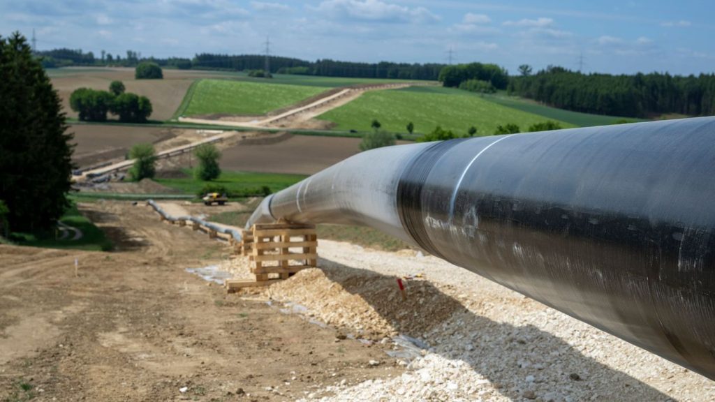 Neue Pipeline in Schwaben: Gasleitung "Augusta" verbessert Versorgung in Süddeutschland