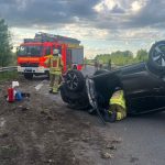 A 26: Mutter und einjähriges Kind bei Unfall schwer verletzt