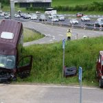 Rettungshubschrauber: Zehn Verletzte nach Auffahrunfall an der A8