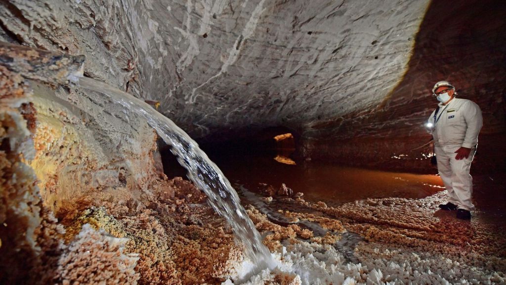 Bergbau: Stillgelegte Kali-Grube Volkenroda geflutet
