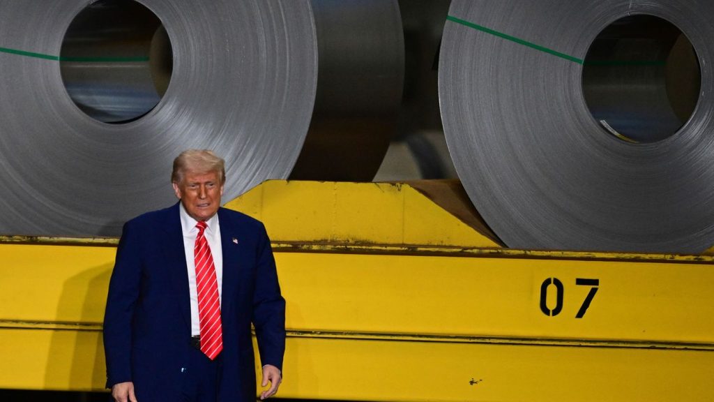 Handelskonflikt: Trump kündigt Verdoppelung der Stahlzölle auf 50 Prozent an