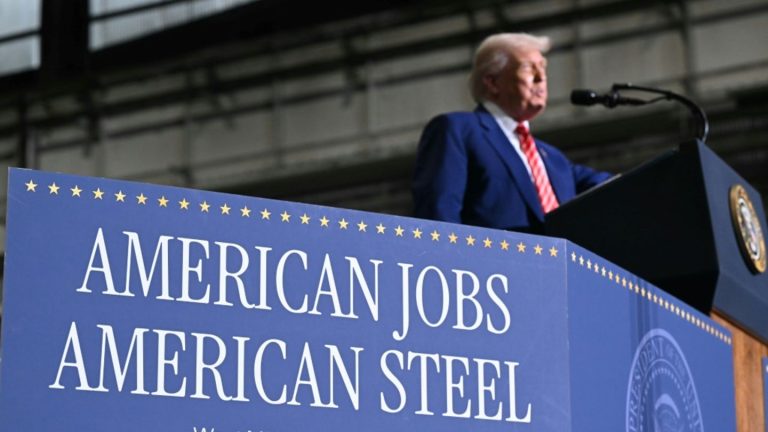 Trump kündigt Verdopplung der Importzölle für Stahl auf 50 Prozent an