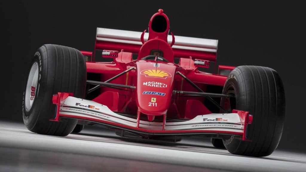 Modell F2001: Schumachers Ferrari erzielt Rekordsumme bei Versteigerung in Monte Carlo