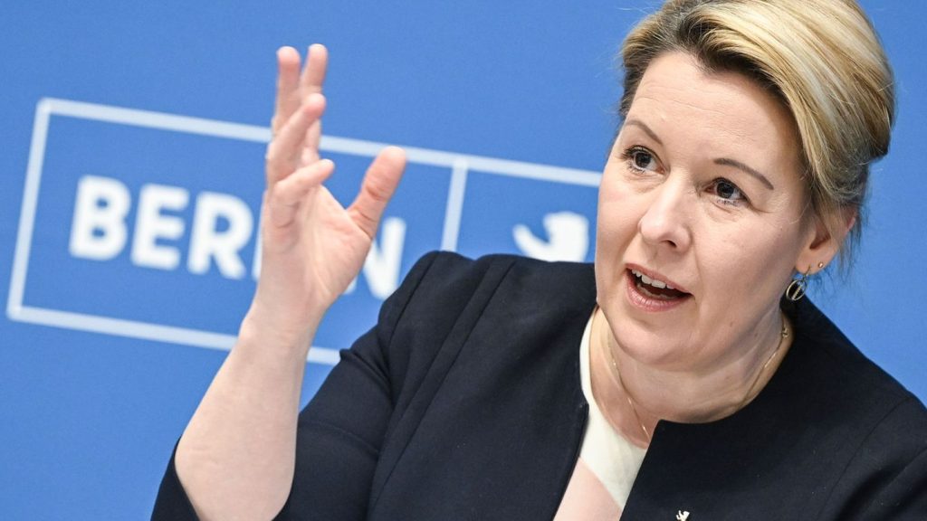 Wirtschaftsministerkonferenz: Giffey fordert beim Sondervermögen Klarheit vom Bund