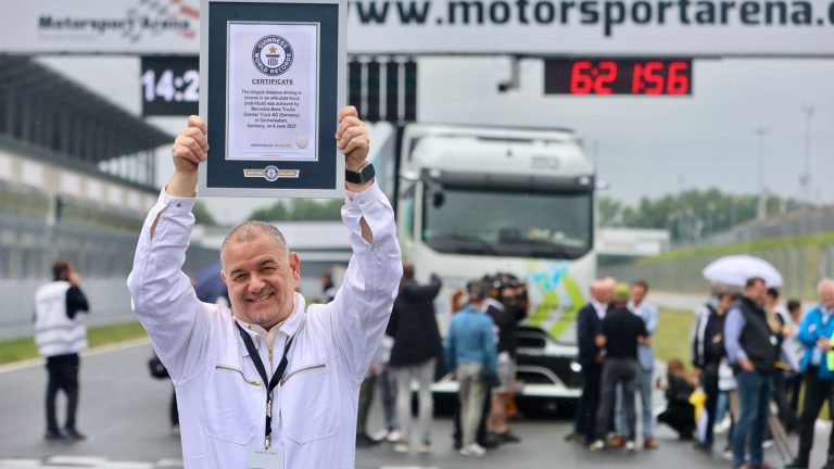 Oschersleben: Weltrekord: E-Lkw fährt 124,7 Kilometer im Rückwärtsgang