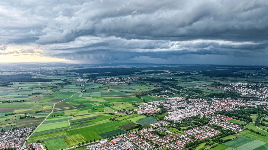 Wetter: Unwetter im Südosten Baden-Württembergs