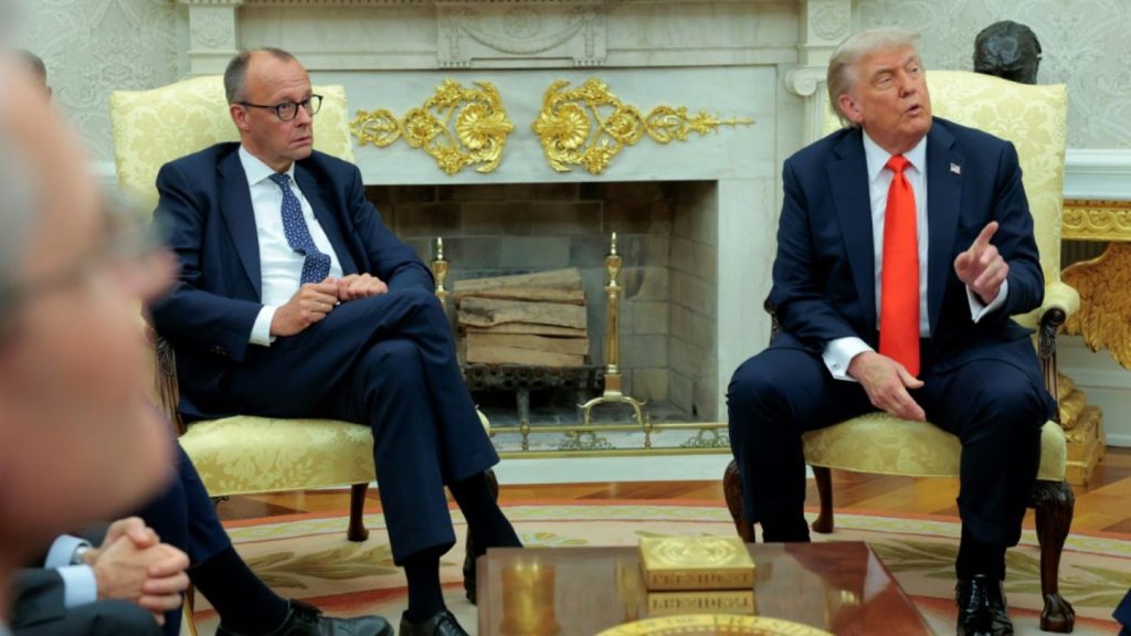 Trump will "großartige Beziehung" zu Deutschland und lobt höhere Verteidigungsausgaben