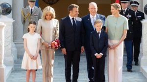 Fürst Albert und Fürstin Charlène: Sie feiern mit den Macrons