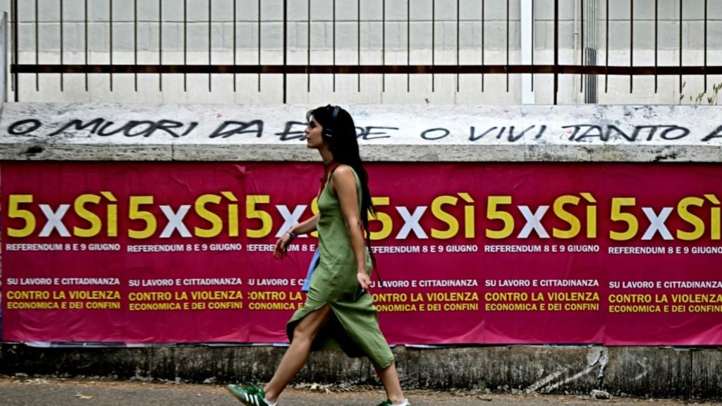 Italien stimmt über schnellere Einbürgerung und Arbeitnehmerschutz ab