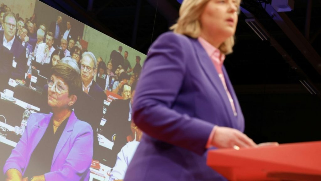 Bas pocht auf solidarische Gesellschaft - und kritisiert Umgang mit Esken