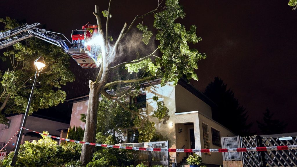 Aufräumarbeiten: Berliner Feuerwehr: 780 Einsätze wegen Unwetters