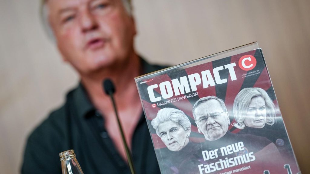 Rechtsextreme Zeitschrift: Was ist das "Compact"-Magazin? Und warum soll es verboten werden?