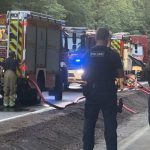 Rauchsäule weit zu sehen: Restlöscharbeiten in der Dresdner Heide abgeschlossen