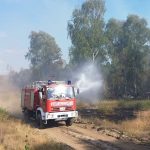 Feuer: Waldbrand bei Jüterbog - Hubschrauber im Einsatz