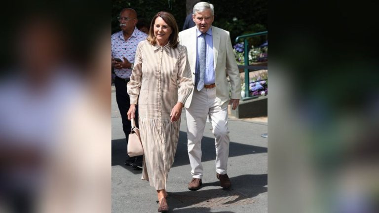 Carole und Michael Middleton: Prinzessin Kates Eltern stilvoll in Wimbledon