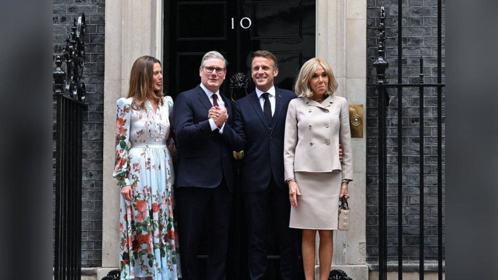 Emmanuel und Brigitte Macron: Präsidentenpaar beehrt Downing Street Nr. 10
