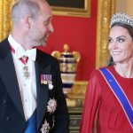 Großbritannien: "Lady in red": Kate der Star beim Staatsbankett