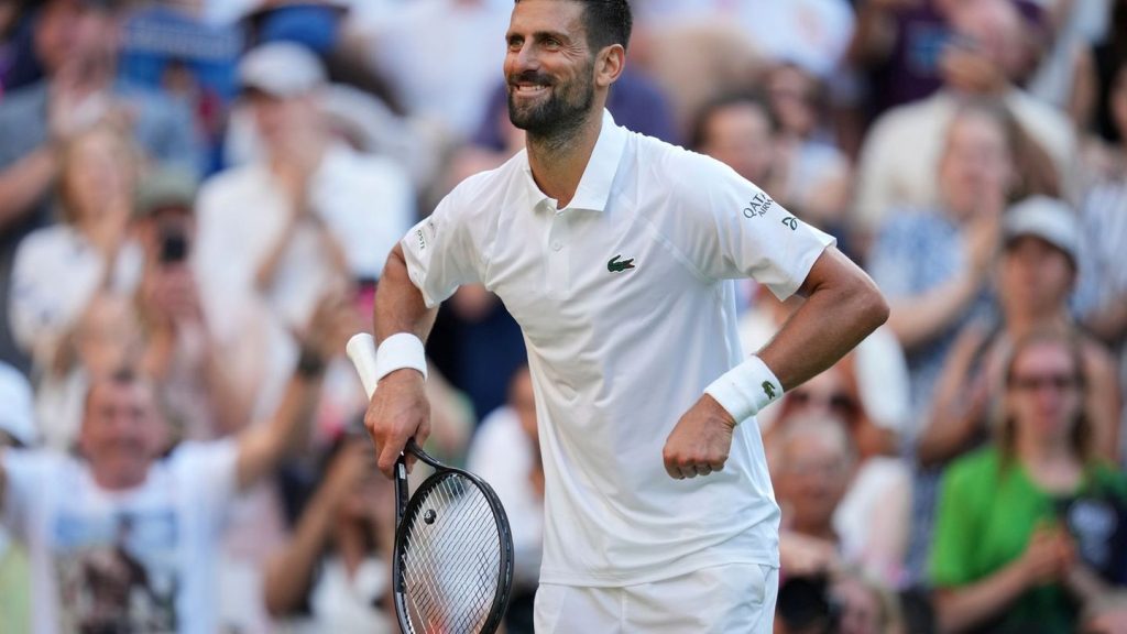Tennis in Wimbledon: "Pump it up": Djokovic mit Jubel-Kontroverse auf Rekordjagd