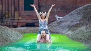 Mythos vor dem Dom: Nibelungen-Festspiele mit "See aus Asche" eröffnet