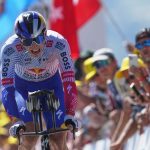 Tour de France: Platz vier: Lipowitz mit "Vollgas" auf der steilen 007-Piste