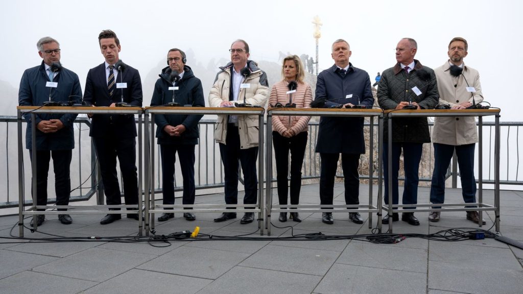 Gipfel auf Zugspitze: Minister drängen auf Abschiebungen und härtere Asylpolitik