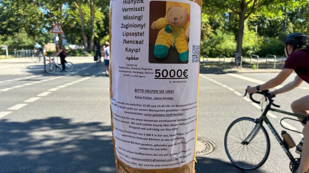 Gesellschaft: Teddy-Diebstahl in Berlin - Bär bleibt verschwunden