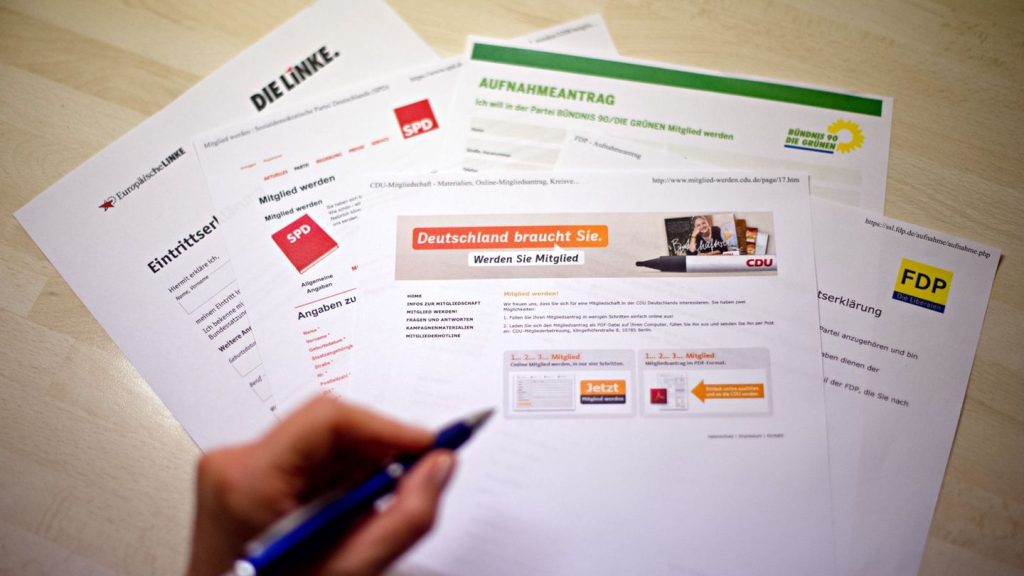 Parteimitgliedszahlen: Linke mit größtem Mitgliederzuwachs unter Thüringer Parteien