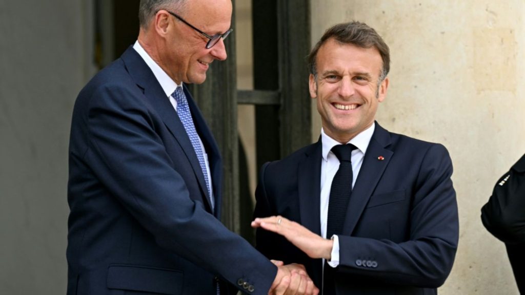 Merz empfängt französischen Präsidenten Macron in Berlin
