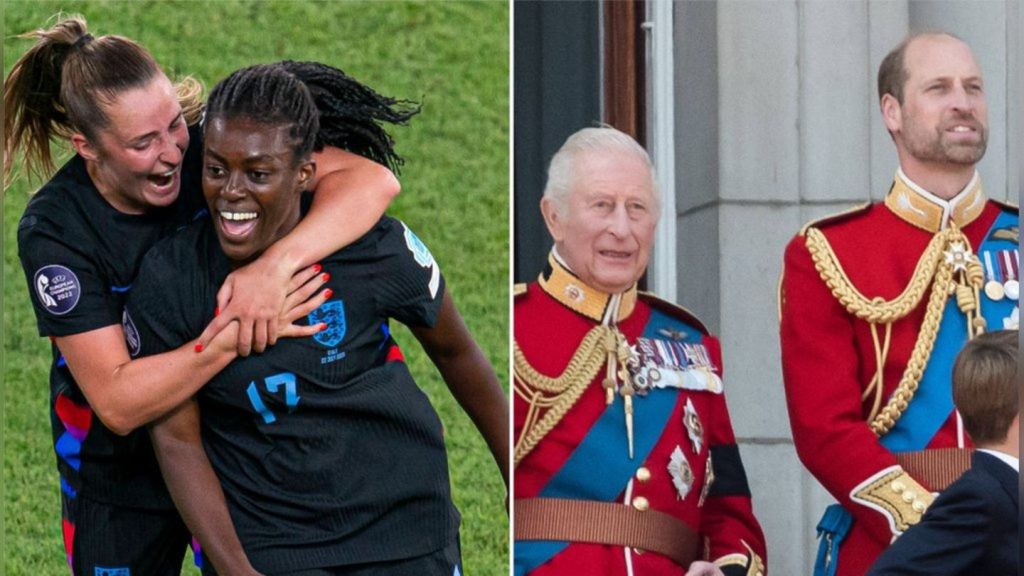 Frauen-EM: Charles und William freuen sich mit Lionesses über Final-Einzug