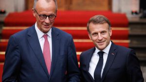 Abendessen in Berlin: Zollstreit: Merz und Macron zu Gegenmaßnahmen bereit