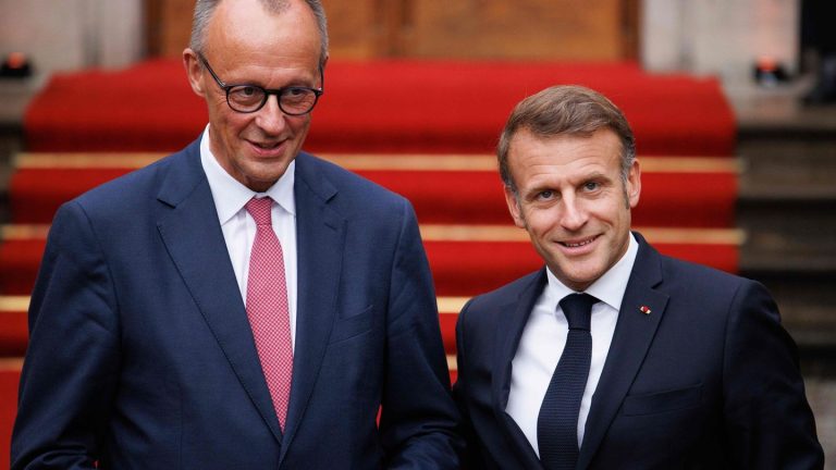 Abendessen in Berlin: Zollstreit: Merz und Macron zu Gegenmaßnahmen bereit