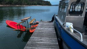 Ermittlungen: Trio mit Bierbank-Boot aus dem Verkehr gezogen