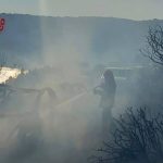 Brände: Brand auf Sardinien: Badegäste fliehen vor Feuer