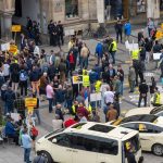 Verkehr: Münchner Taxifahrer demonstrieren erneut vor dem Rathaus