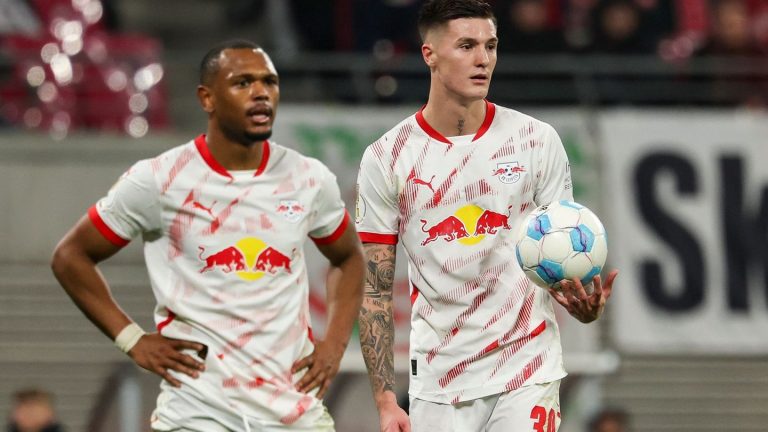 Fußball-Bundesliga: 1:2 gegen Bergamo: RB Leipzig verliert ohne Sesko und Simons