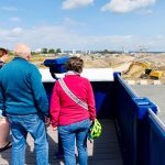 Neuer Aussichtspunkt: Blick auf Ostseetunnel-Baustelle aus sechs Metern Höhe
