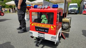 Treffen in Franken: Wie Kinderfeuerwehrautos fürs Ehrenamt begeistern sollen