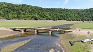 Talsperre trocknet aus: Wasser im Edersee wird knapp - Füllstand unter 20 Prozent