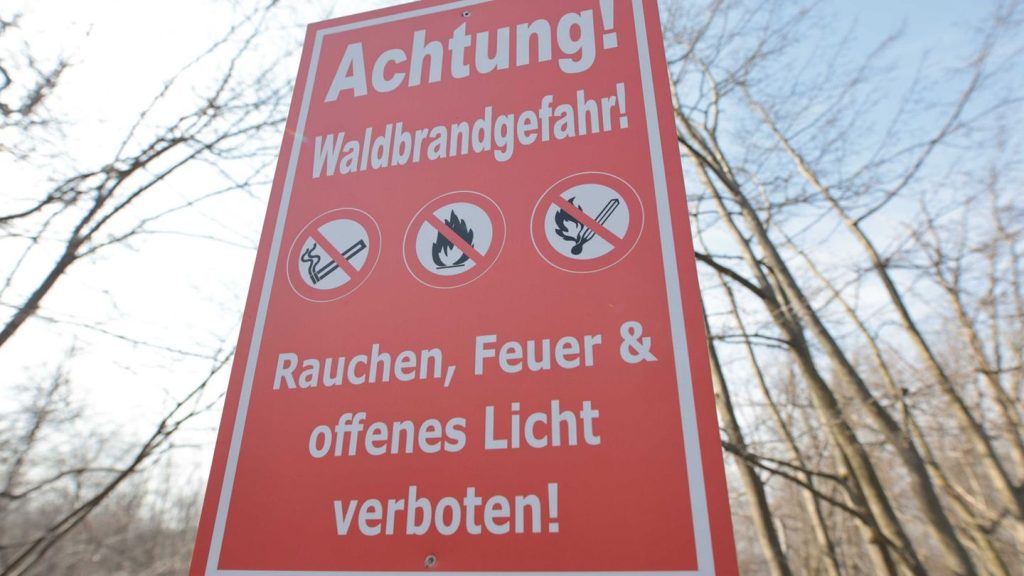 Wetter: Teils hohe Waldbrandgefahr im Nordosten