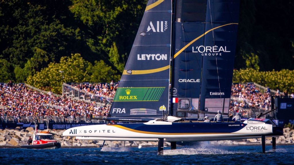 Segeln: Vettel begeistert: Franzosen gewinnen deutsches SailGP-Debüt