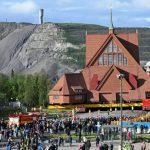 In Schweden hat der Umzug der Kirche von Kiruna hat begonnen