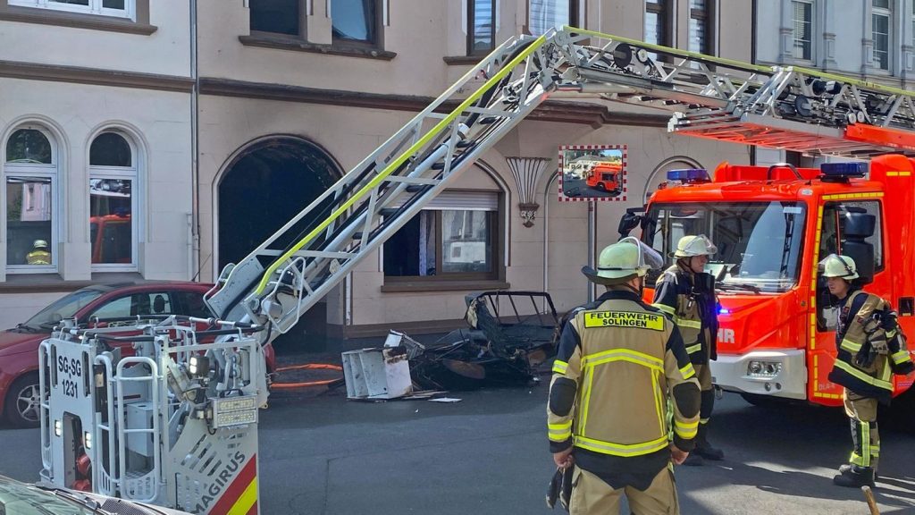 Brände: Feuer in Solinger Wohnhaus war wohl Brandstiftung