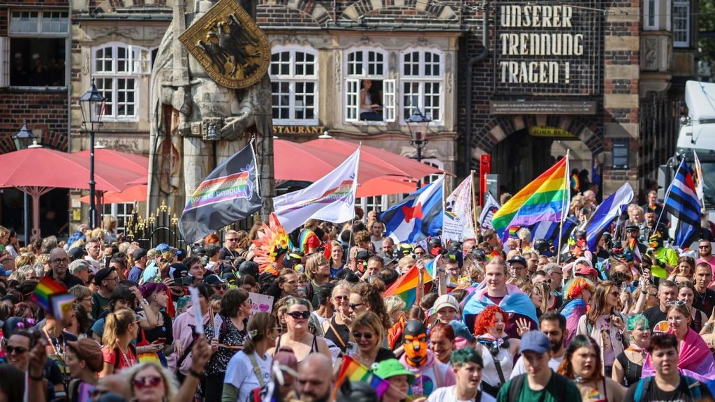 Wegen Gesetzesvorstoß: Bis zu 25.000 Menschen auf Bremer CSD erwartet