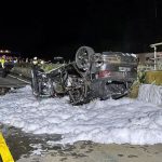 Unfälle: Auto überschlägt sich auf A3 – vier Verletzte