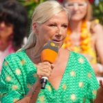 Andrea Kiewel im "ZDF-Fernsehgarten": Emotionale Worte für Stefan Mross
