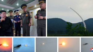 Staatsmedien: Nordkorea testet zwei "neue" Luftabwehrraketen