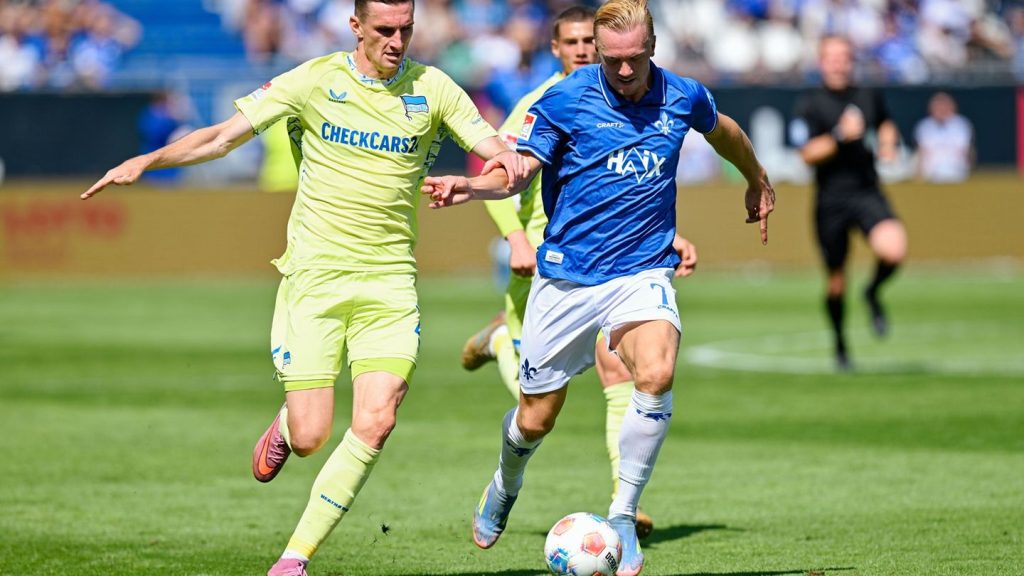2. Fußball-Bundesliga: Mitreißend, aber torlos: Darmstadt mit 0:0 gegen Hertha