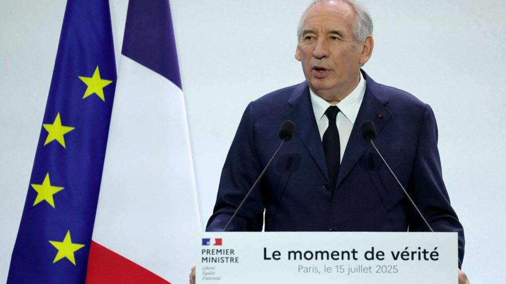 Streit um Sparhaushalt: Frankreichs Premier Bayrou will Vertrauensfrage stellen