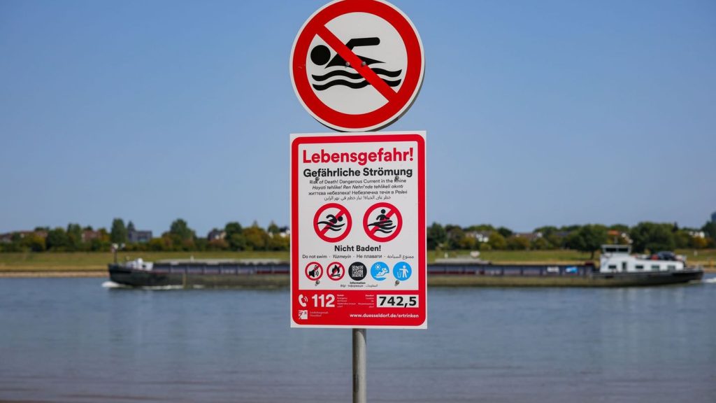 Tödliche Gefahr: Fünfte Stadt erlässt Badeverbot für den Rhein
